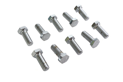 Hex Cap Bolts Chrome 3/8 x 1