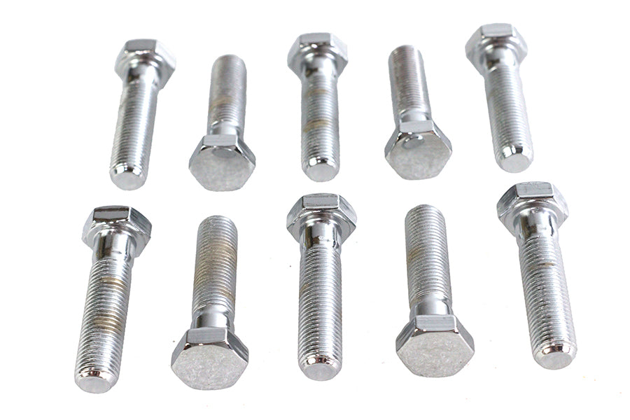 Hex Cap Bolts Chrome 3/8 x 1-1/2