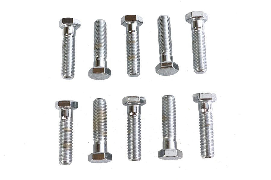 Hex Cap Bolts Chrome 3/8 x 1-1/2