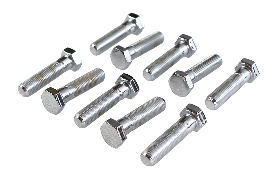 Hex Cap Bolts Chrome 3/8 x 1-1/2