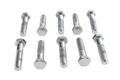 Hex Cap Bolts Chrome 3/8 x 1-3/4