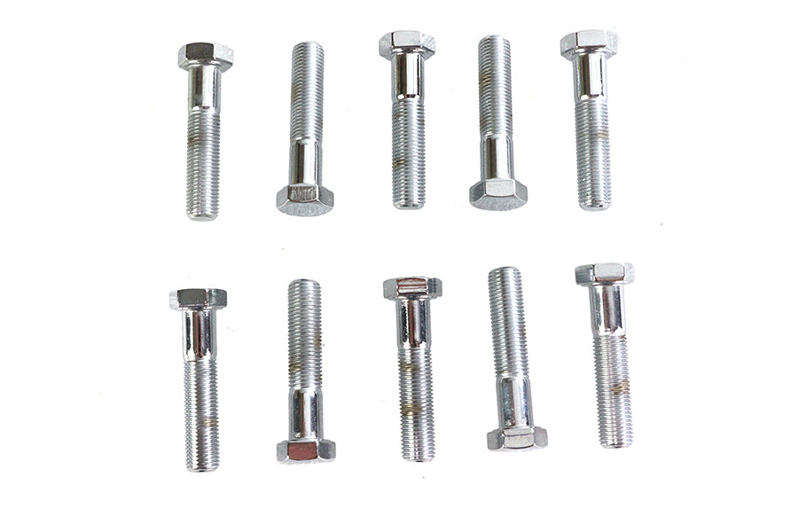 Hex Cap Bolts Chrome 3/8 x 1-3/4