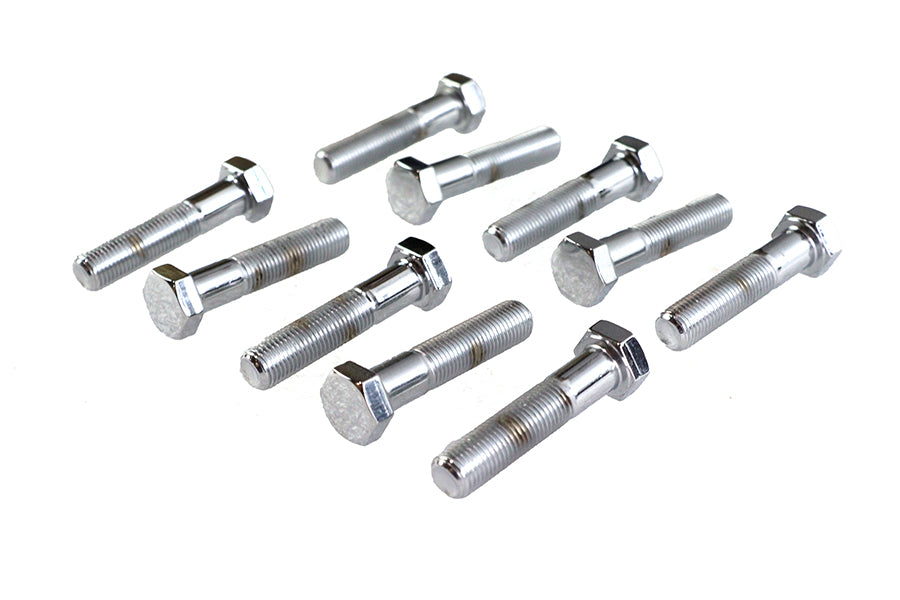 Hex Cap Bolts Chrome 3/8 x 1-3/4