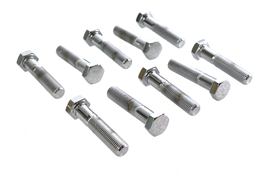 Hex Cap Bolts Chrome 3/8 x 1-3/4