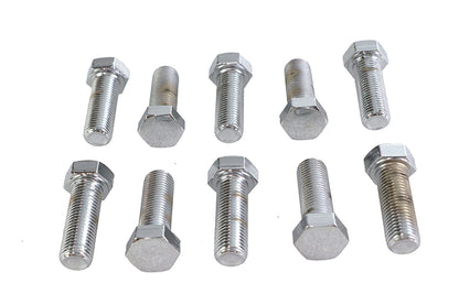 Hex Cap Bolts Chrome 7/16 x 1-1/4