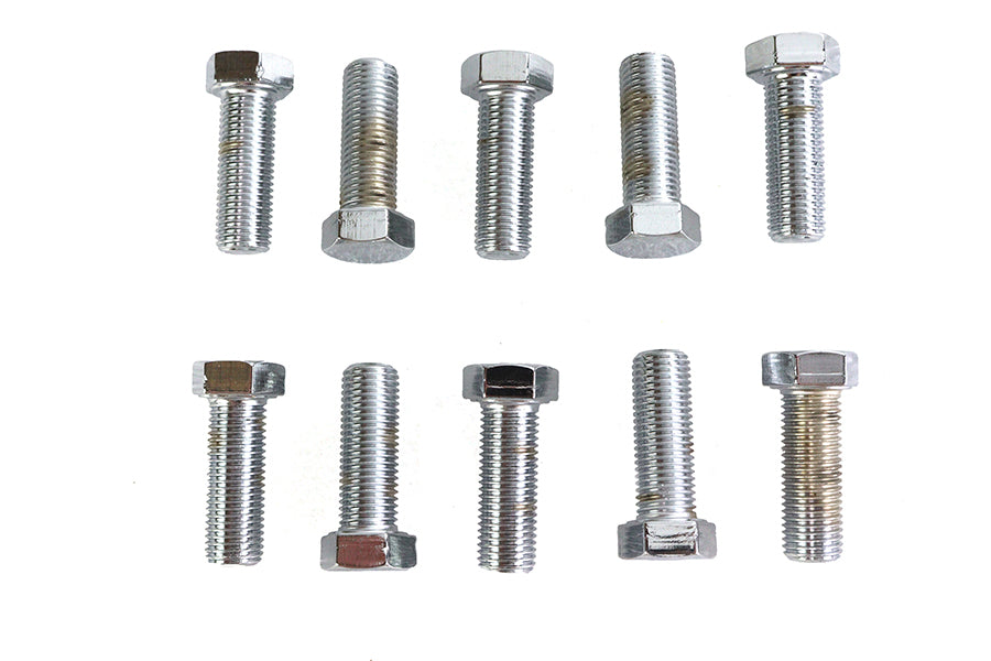 Hex Cap Bolts Chrome 7/16 x 1-1/4
