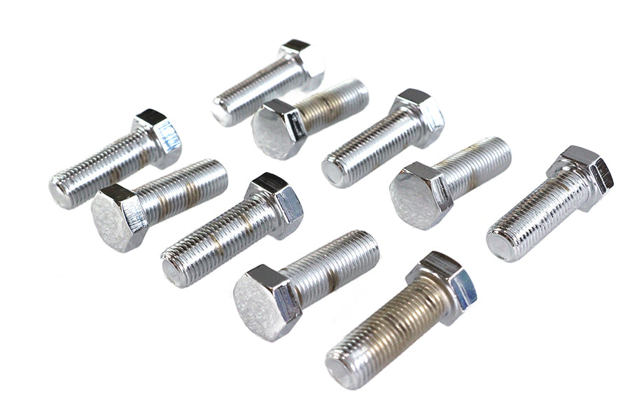 Hex Cap Bolts Chrome 7/16 x 1-1/4