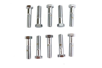 Hex Cap Bolts Chrome 1/2 x 2-1/4