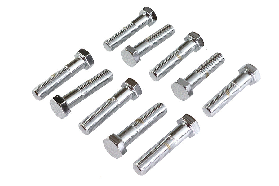 Hex Cap Bolts Chrome 1/2 x 2-1/4