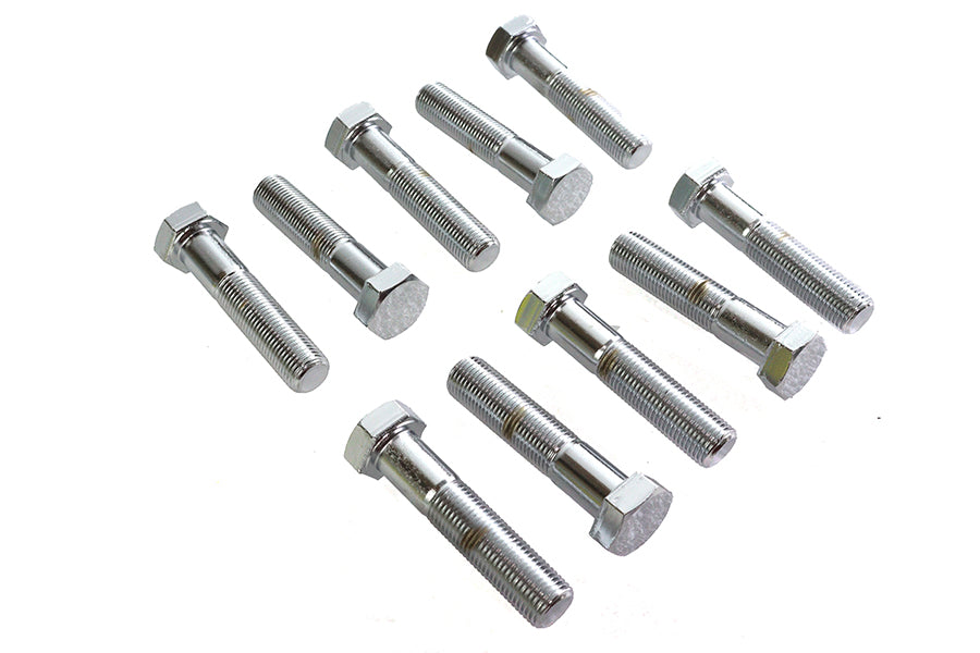Hex Cap Bolts Chrome 1/2 x 2-1/4