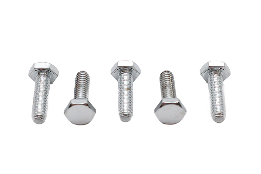 Hex Cap Bolts Chrome 1/4 x 7/8