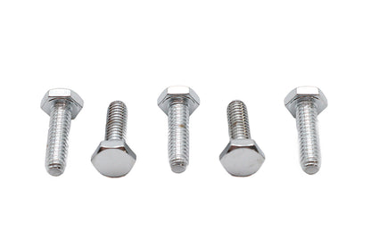 Hex Cap Bolts Chrome 1/4 x 7/8