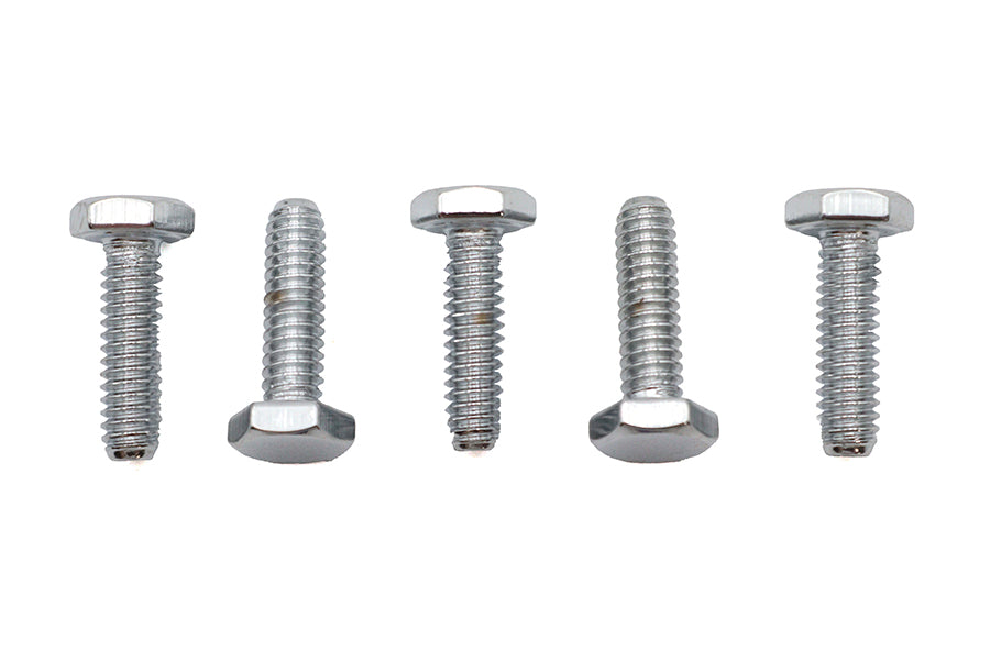 Hex Cap Bolts Chrome 1/4 x 7/8