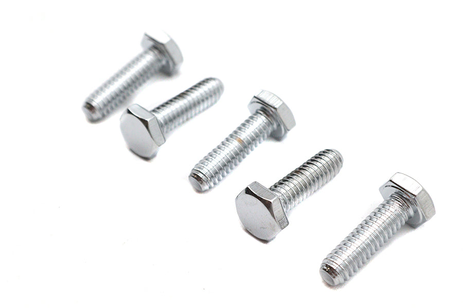 Hex Cap Bolts Chrome 1/4 x 7/8