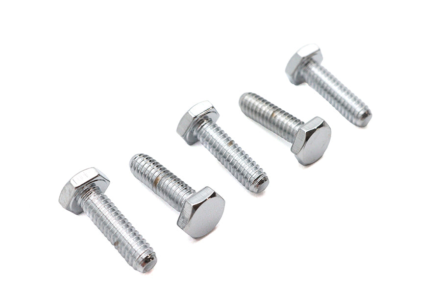 Hex Cap Bolts Chrome 1/4 x 7/8