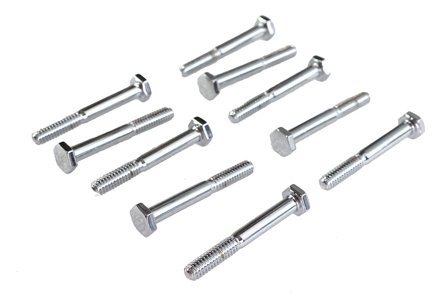 Hex Cap Bolts Chrome 1/4 x 2
