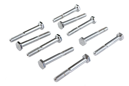 Hex Cap Bolts Chrome 1/4 x 2
