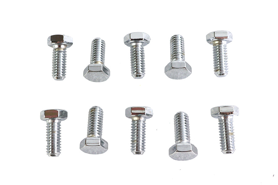 Hex Cap Bolts Chrome 5/16 x 3/4