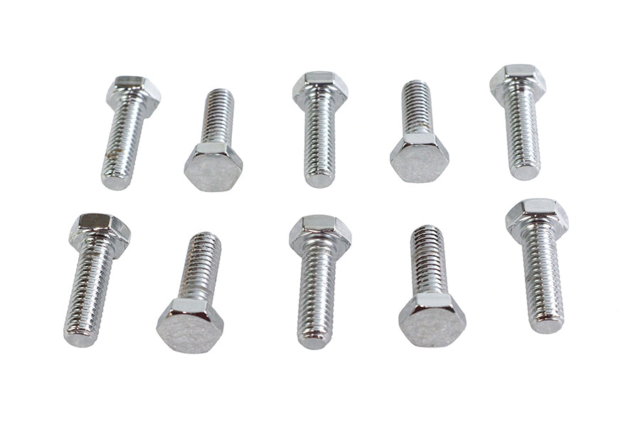 Hex Cap Bolts Chrome 5/16 x 1