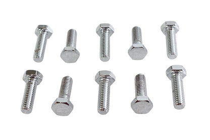 Hex Cap Bolts Chrome 5/16 x 1