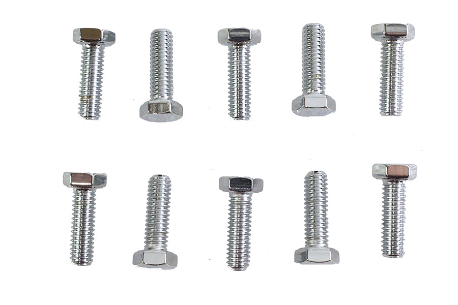 Hex Cap Bolts Chrome 5/16 x 1