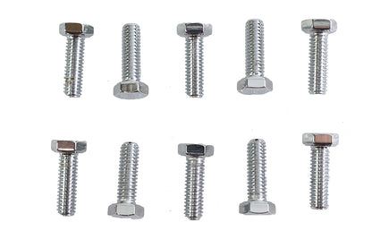 Hex Cap Bolts Chrome 5/16 x 1