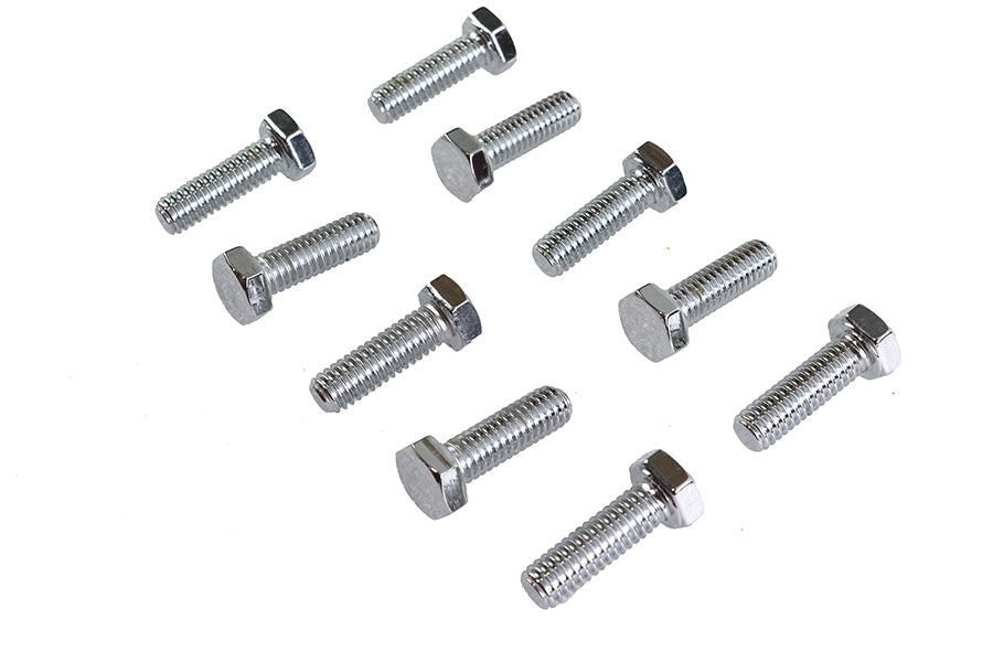 Hex Cap Bolts Chrome 5/16 x 1