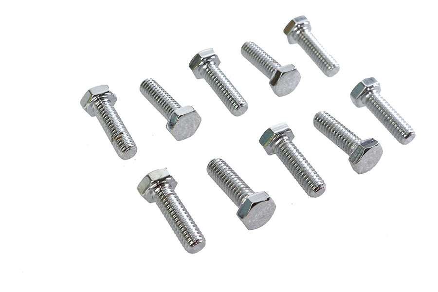 Hex Cap Bolts Chrome 5/16 x 1