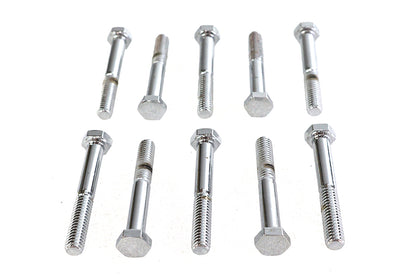 Hex Cap Bolts Chrome 5/16 x 2-1/4