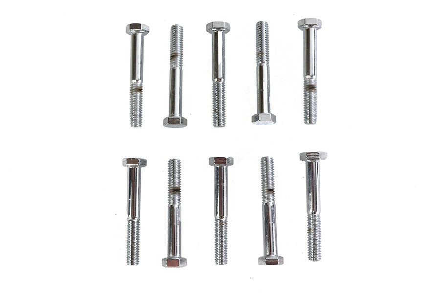 Hex Cap Bolts Chrome 5/16 x 2-1/4