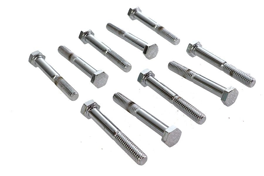 Hex Cap Bolts Chrome 5/16 x 2-1/4