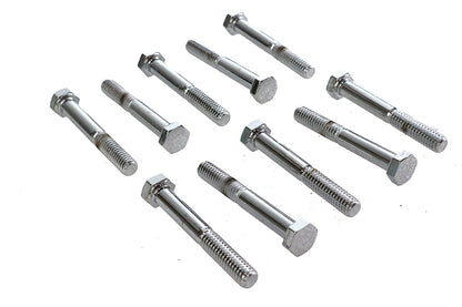 Hex Cap Bolts Chrome 5/16 x 2-1/4