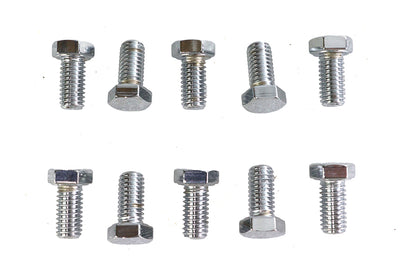Hex Cap Bolts Chrome 3/8 x 3/4