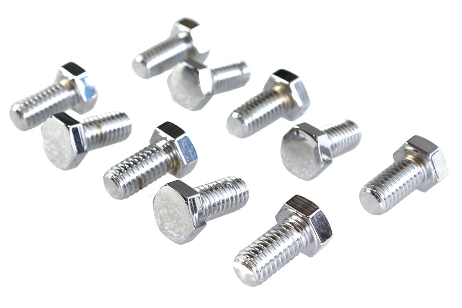 Hex Cap Bolts Chrome 3/8 x 3/4