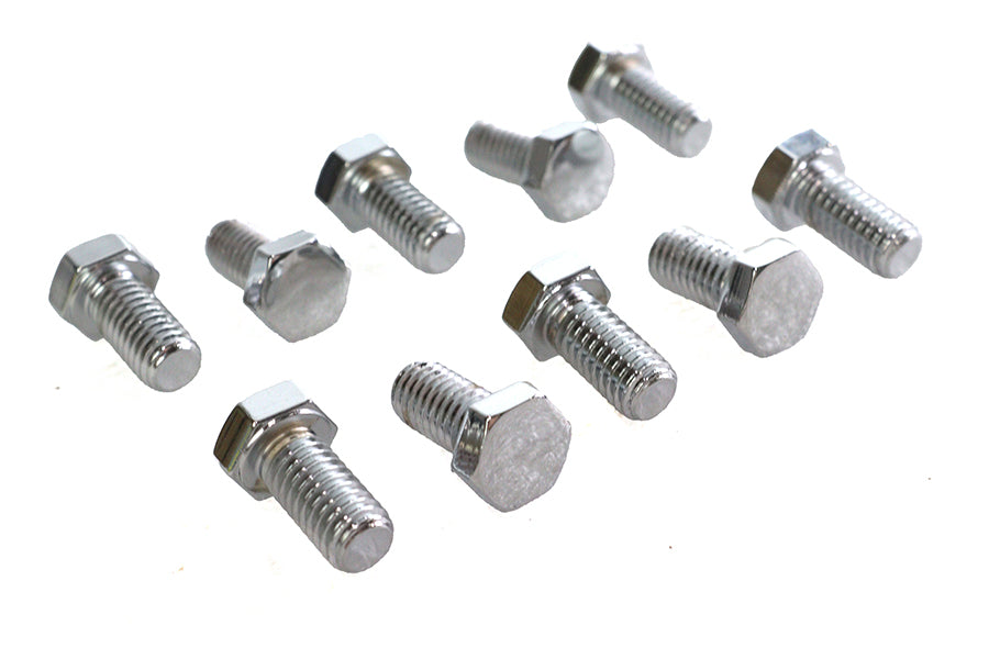 Hex Cap Bolts Chrome 3/8 x 3/4