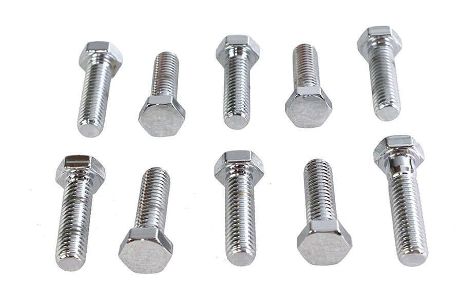 Hex Cap Bolts Chrome 3/8 x 1-1/4