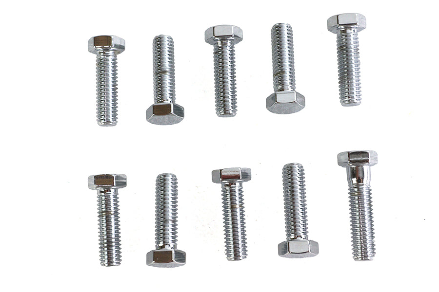 Hex Cap Bolts Chrome 3/8 x 1-1/4