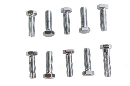 Hex Cap Bolts Chrome 3/8 x 1-1/4
