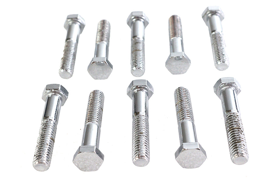 Hex Cap Bolts Chrome 3/8 x 2