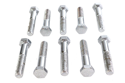 Hex Cap Bolts Chrome 3/8 x 2