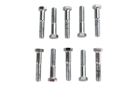 Hex Cap Bolts Chrome 3/8 x 2