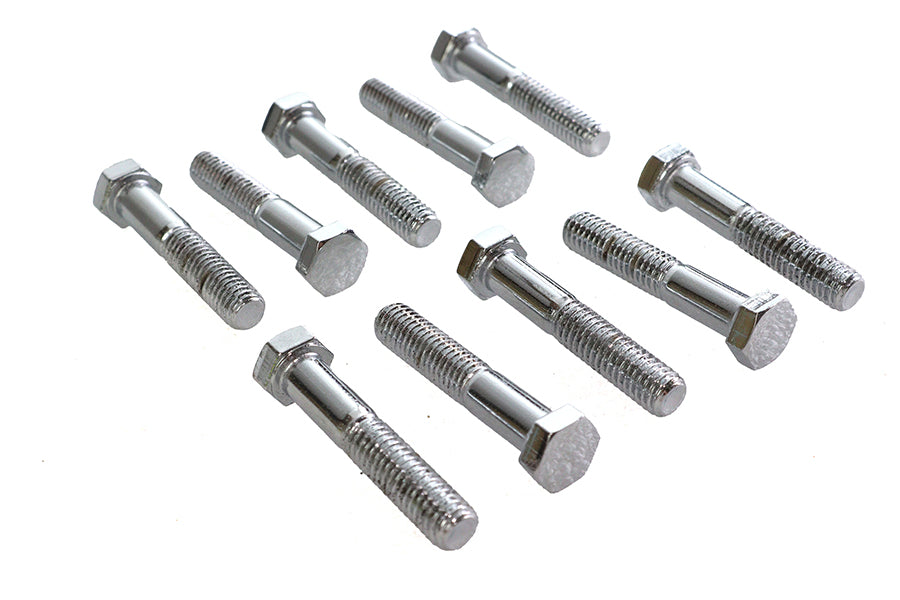 Hex Cap Bolts Chrome 3/8 x 2