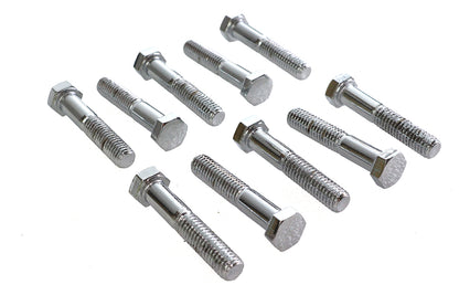 Hex Cap Bolts Chrome 3/8 x 2