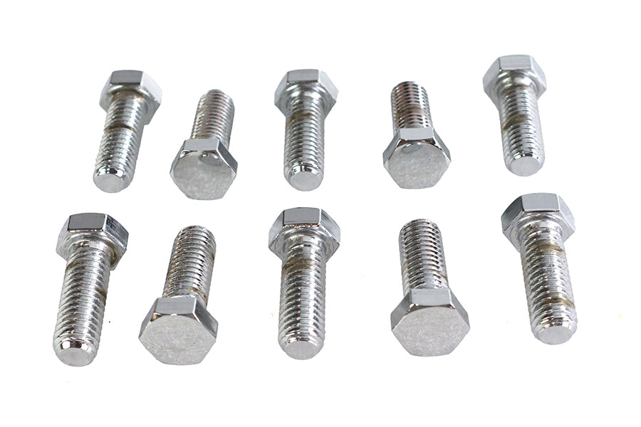 Hex Cap Bolts Chrome 7/16-14 X 1-1/4",Y