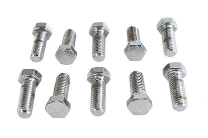 Hex Cap Bolts Chrome 7/16-14 X 1-1/4",Y