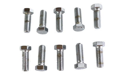Hex Cap Bolts Chrome 7/16-14 X 1-1/4",Y