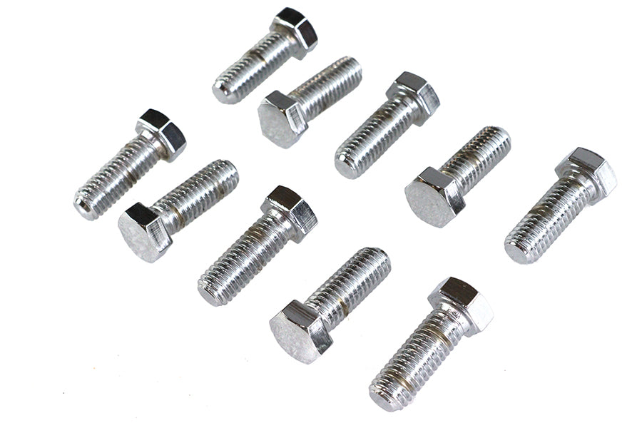 Hex Cap Bolts Chrome 7/16-14 X 1-1/4",Y