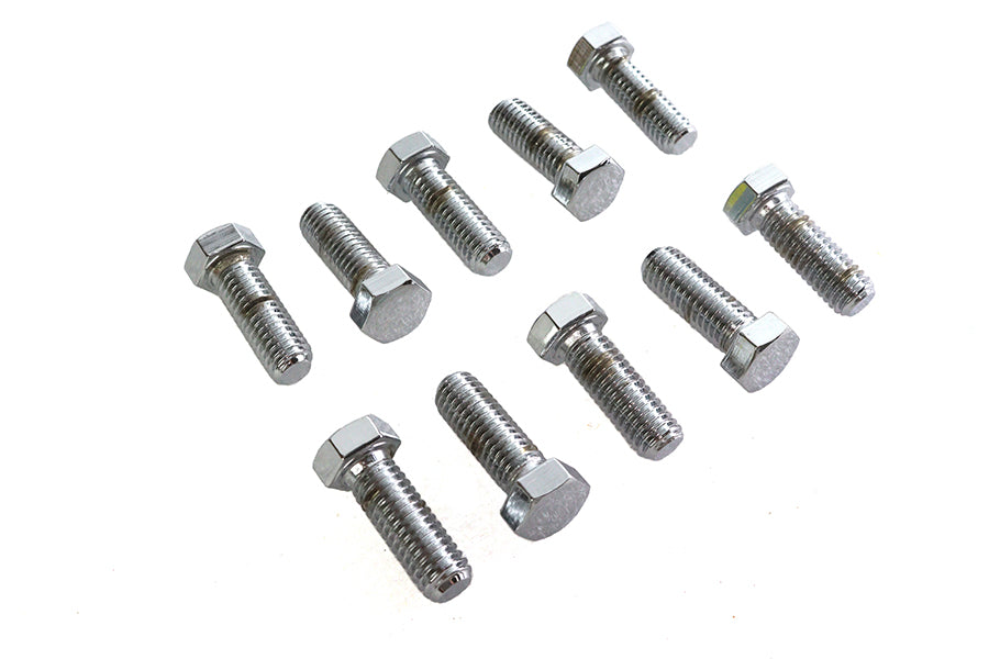 Hex Cap Bolts Chrome 7/16-14 X 1-1/4",Y