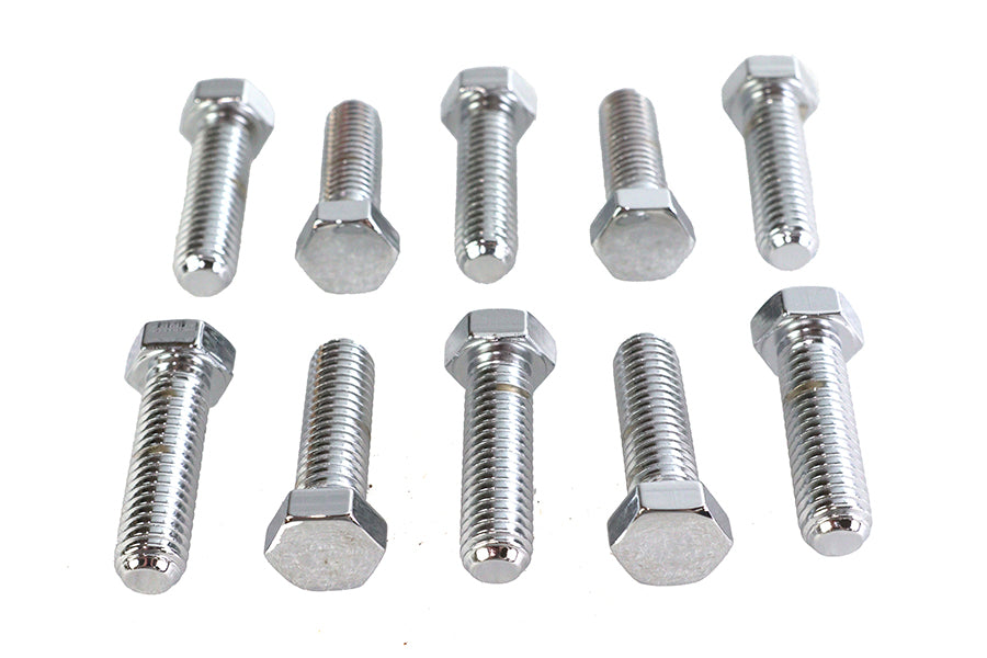 Hex Cap Bolts Chrome 7/16-14 X 1-1/2",Y