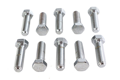 Hex Cap Bolts Chrome 7/16-14 X 1-1/2",Y